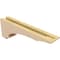 Ekena Millwork 3"W x 18"D x 6"H Thin Hughes Rough Cedar Woodgrain TimberThane Corbel, Primed Tan CORUR03X18X06HUGRCPR - alternate 6